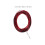 Car Decorative Trim With Simple Style Red Pvc 1pack 2