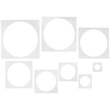 8 Pcs Drawing Painting Spraying Stencil Background Texture Stencils