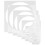 8 Pcs Drawing Painting Spraying Stencil Background Texture Stencils 8