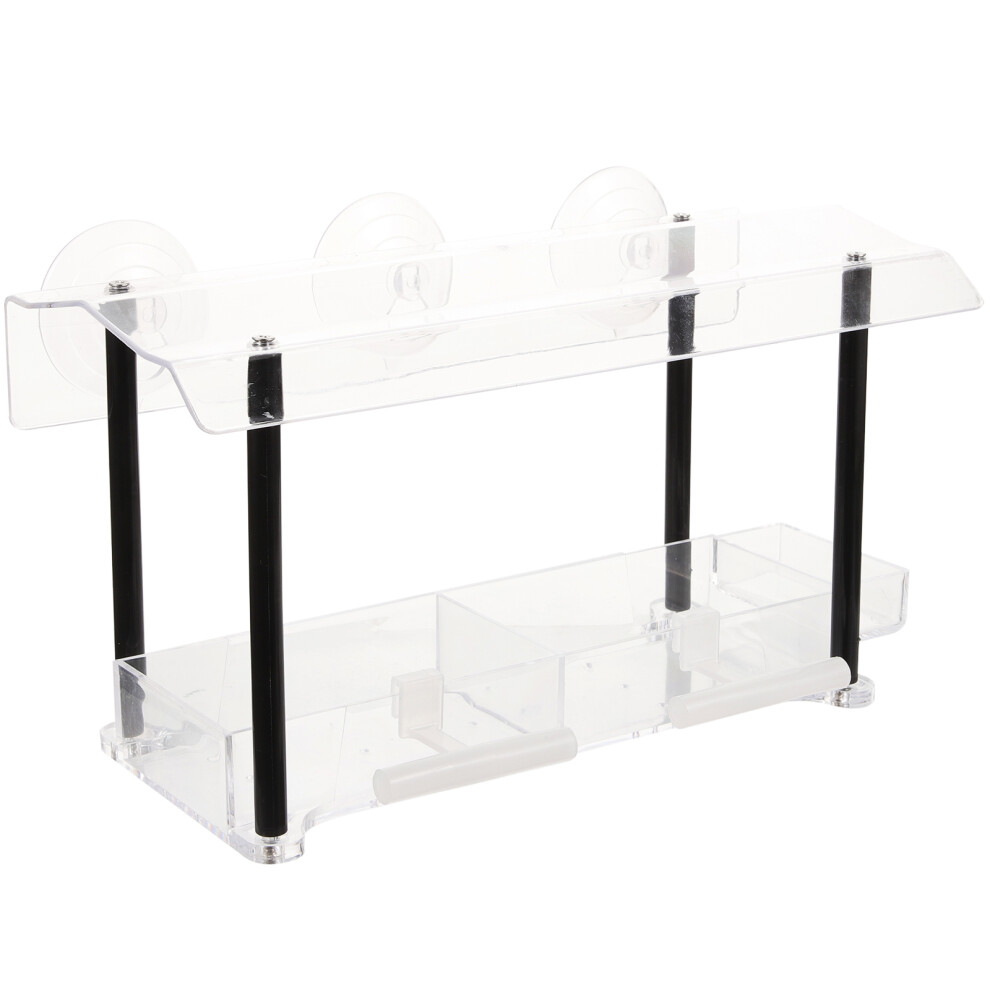 Bird Food Container Plastic Feeding Home For Birds 1set