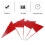 4 Pcs Mini Flags Sticks For 8.3x3.9x0.2in 6