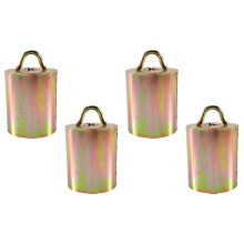 4pcs Cattle Bells Galvanized Alloy Bells Anti Lost Livestock Bells