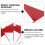 4 Pcs Mini Flags Sticks For 8.3x3.9x0.2in 10
