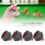 Premium 4er Set Cue Chalkhalter in Schwarz – Robustes Gummidesign 5