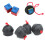 Premium 4er Set Cue Chalkhalter in Schwarz – Robustes Gummidesign 14
