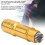 Gold Aluminium Billardqueue Tip Pricker 70x15mm mit Schlüsselanhänger 5