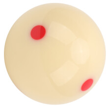 Billard Snooker Pool Cue Ball 52,5 mm Resin mit rotem Punkt – für Übungszwecke