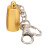 Gold Aluminium Billardqueue Tip Pricker 70x15mm mit Schlüsselanhänger 16