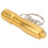 Gold Aluminium Billardqueue Tip Pricker 70x15mm mit Schlüsselanhänger 12