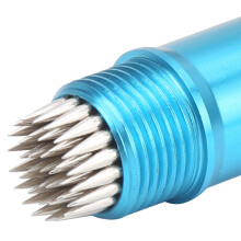 Aluminium Snooker Queue Tip Pick Werkzeug Blau 70x15mm mit 10mm Spitze