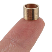 10 Stück 10mm Messing-Poolcue-Ferrules Billiard Cue Tips Reparaturwerkzeug mit Zähnen