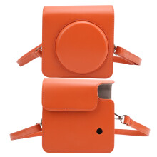 Instax SQUARE SQ1 Kameratasche Orange PU-Leder Verstellbarer Riemen Design
