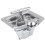 Stainless Steel Folding T Shape Handle Lock Tool 12