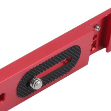 Metallhalter für Mobiltelefone mit Kaltshoe & ARCA-SWSS Schnittstelle Rot