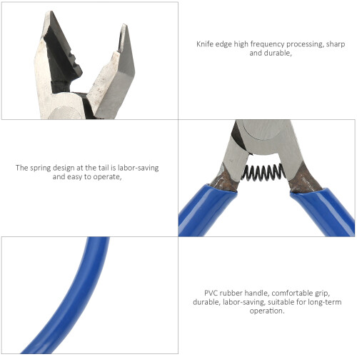 6 Zoll E-Typ Bogenkopf Diagonalzange, Chrom-Vanadium-Stahl 2