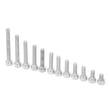 304 Stainless Steel Hex Socket Screw Cap Set 180pcs M4 MultiLength