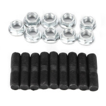 9 Stück M10x1,25 Turbo-Muttern Set für Mitsubishi & Subaru Turbolader