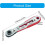 Manual Bidirectional Ratchet Screwdriver Wrench Tool, Magnetic Right Angle Flat Head, Multi-Purpose Socket Tool 3