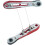 Manual Bidirectional Ratchet Screwdriver Wrench Tool, Magnetic Right Angle Flat Head, Multi-Purpose Socket Tool 5
