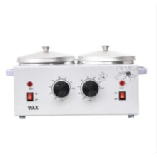 Professional Dual Wax Heater, 1.2L Capacity with Two 600cc Removable Pots, 200W Hair Removal Wax Machine for Salon and Home Use
