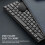 Wireless 2.4G Keyboard Mouse Set, 64 Keys, 10m Range 8