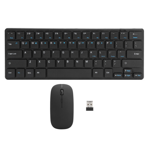 Wireless 2.4G Keyboard Mouse Set, 64 Keys, 10m Range 1
