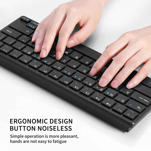 Wireless 2.4G Keyboard Mouse Set, 64 Keys, 10m Range 2