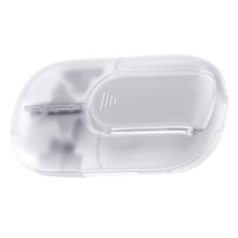 Tablet Crusher Pill Splitter Portable Travel Medicine Organizer with Reusable Case for Home School White