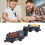 3pcs Toddler Train Set Toy Retro Electric Train 12