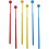Marimba Mallets Set with ABS Handle, Yellow Percussion Drumsticks for Beginner Training, 1 Pair 2