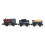 3pcs Toddler Train Set Toy Retro Electric Train 5