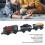 3pcs Toddler Train Set Toy Retro Electric Train 13