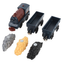 3pcs Toddler Train Set Toy Retro Electric Train