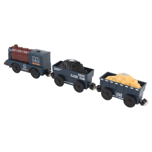 3pcs Toddler Train Set Toy Retro Electric Train 2