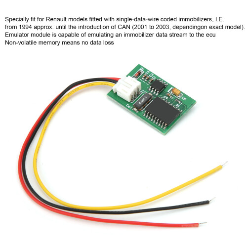 Renault Immobiliser Emulator - Umgehung der Wegfahrsperre mit ECU-Dekoder 2
