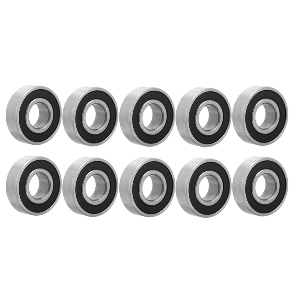 10pcs 6202-2rs 15x35x11mm Double side Rubber