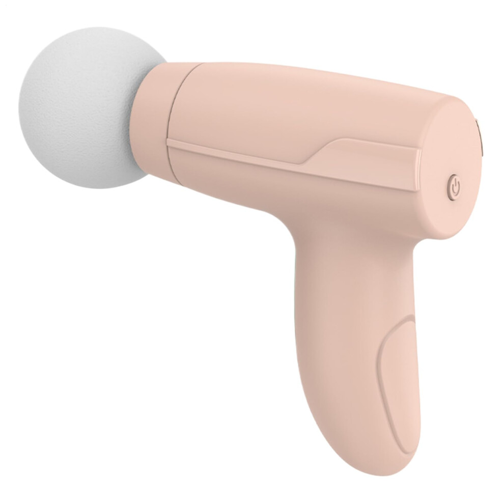 Pink Deep Tissue Massager Handheld Muscle Tool, 5.91X4.72in Compact Portable Vibrating Device, 3-Speed Relaxation Massager,