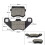 Motorcycle ATV Scooter Disc Brake Pads Set for 6