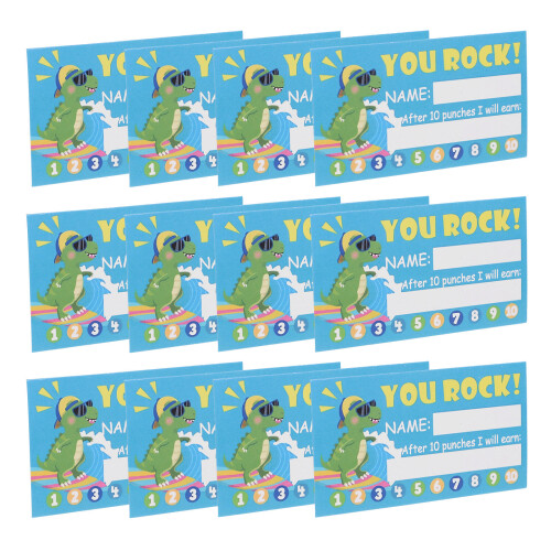 250 Pcs Punch Card Rewards Student Incentives For Elementary Students