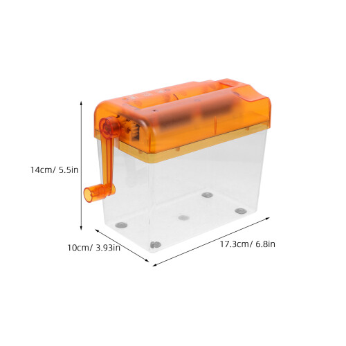 Shredder For Home Use Shredder Mini Homes Orange Abs 2