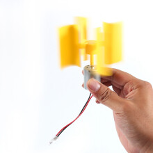 DIY Kit Small Motor Vertical Wind Turbines Blades