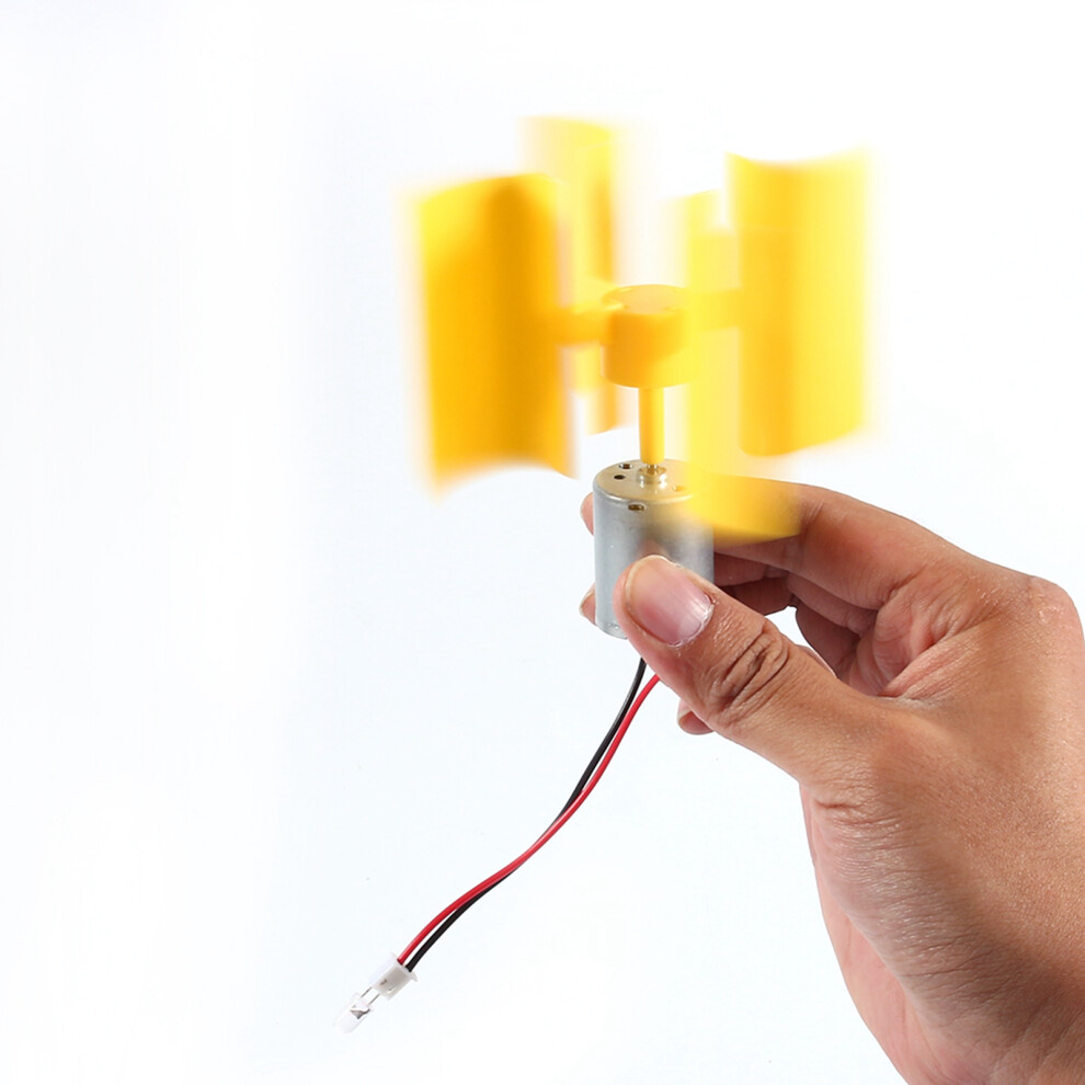 DIY Kit Small Motor Vertical Wind Turbines Blades