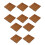 10PCS Wood Floor Blocks Corrosion Resistance 2