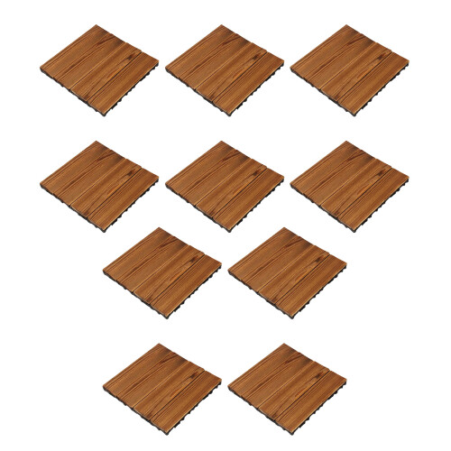 10PCS Wood Floor Blocks Corrosion Resistance 1