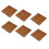 10PCS Wood Floor Blocks Corrosion Resistance 4