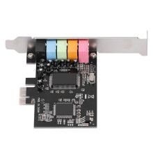 PCI-E 5.1 Soundkarte CMI8738 Stereo 24-Bit für Windows 7/Desktops