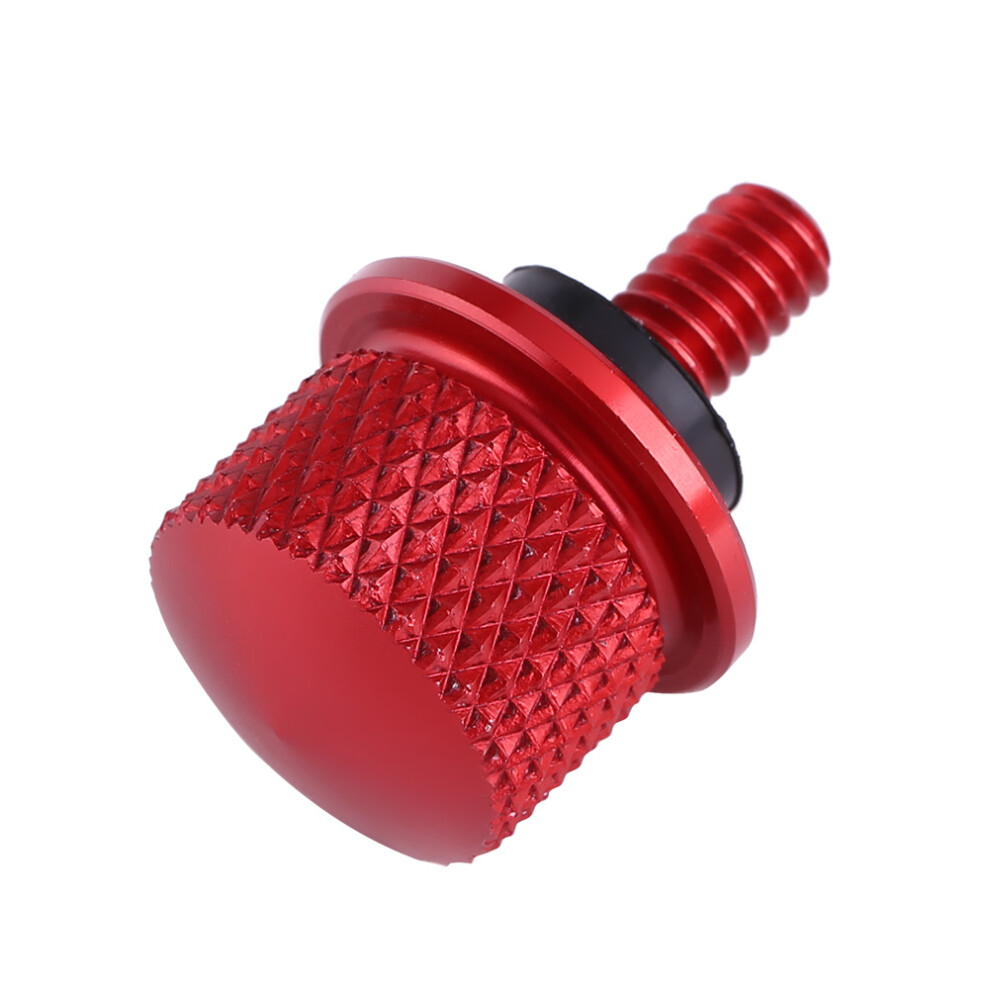 1Pc 1/4"(6Mm) Thread Motorcycle Aluminum Rear Seat Red 8320539620985