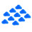 10 Pcs Blue Anti Splash Deodorizer Urinal Screen 6