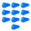 10 Pcs Blue Anti Splash Deodorizer Urinal Screen 10