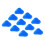 10 Pcs Blue Anti Splash Deodorizer Urinal Screen 7